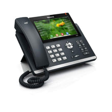 Load image into Gallery viewer, Yealink SIP-T48S Wired handset 16lneas LCD Negro - Telfono IP (LCD, 800 x 480 Pixeles, 17.8 cm (7"), 16 lneas, 1000 entradas, CNG,G.711Mu,G.711a,G.722,G.723.1,G.726,G.729ab,VAD,iLBC)