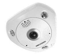 Load image into Gallery viewer, HIKVISION DS-2CD63C5G0E-IS 12MP IR Network Fisheye Dome Camera with Alarm and Audio Inputs and Outputs and Built-in Heater, RJ45 Connection
