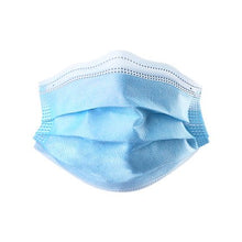 Load image into Gallery viewer, 50-Pack Disposable Face Mask 3-Layer Earloop Blue KN90 N90 FFP1 Level with CE and FDA Certification