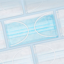 Load image into Gallery viewer, 50-Pack Disposable Face Mask 3-Layer Earloop Blue KN90 N90 FFP1 Level with CE and FDA Certification