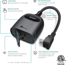 Load image into Gallery viewer, TP-Link Kasa Smart Wi-Fi Outdoor Plug-In Dimmer KP405