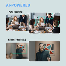 Load image into Gallery viewer, Yealink A30 MeetingBar Zoom Certified,Double Web Cameras with 8 Microphones and Speakers, Wide Angle, Auto Framing, Speaker Tracking, Audio and Video Conferencing System for Medium Conference Room
