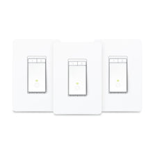 Load image into Gallery viewer, TP-Link Kasa Smart Wi-Fi Light Switch 3-Pack, Dimmer HS220P3
