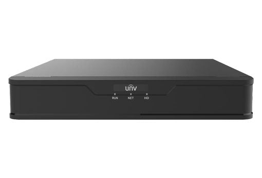 Uniview UNV 1 Hard Disks 8-Channel 5MP TVI CVI AHD H.265 Hybrid Network Video Recorder, Audio over Coax XVR301-08Q