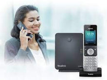 Load image into Gallery viewer, Yealink W60P Cordless DECT IP Phone and Base Station, 2.4-Inch Color Display. 10/100 Ethernet, 802.3af PoE, Power Adapter Included
