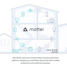 Load image into Gallery viewer, TP-Link Kasa Smart Wi-Fi Plug Slim, Energy Monitoring, Matter KP125MP2