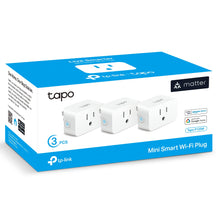 Load image into Gallery viewer, TL-Tapo Mini Smart Wi-Fi Plug, Matter, 3-Pack Tapo P125M(3-pack)
