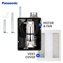 Load image into Gallery viewer, Panasonic FV-11VHL2 WhisperWarm 110 CFM Ceiling Mounted Fan/Heat/Light-Night-Light Combination, White