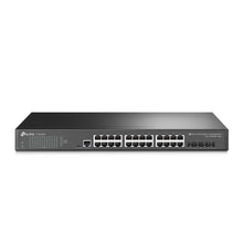 Load image into Gallery viewer, TP-Link TL-SG3428X | 24 Port Gigabit Switch, 4 x 10GE SFP+ Slots | L2+ Smart Managed | Omada SDN Integrated | IPv6 | Static Routing | Support QoS, IGMP & LAG | Limited Lifetime Protection