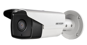 Hikvision DS-2CD2T42WD-I5 Outdoor 4MP EXIR Bullet Camera PoE Fixed Focal 4mm Lens, US English Version, White
