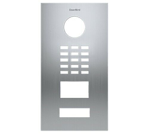 DoorBird Faceplate for D2101V IP Video Door Station Brushed Stainless Steel Salt Water Resistant(V4A)