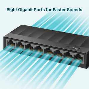 TP-Link LiteWave 8-Port Gigabit Desktop Switch LS1008G