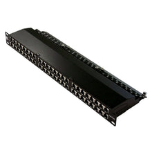 Load image into Gallery viewer, Vertical Cable 042-C6A/48 Cat6A 48 Port Shielded Krone Type 19" Horizontal Rackmount 1U Patch Panel