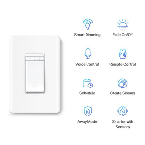 TP-Link Smart Wi-Fi Light Switch, Dimmer Tapo S500D