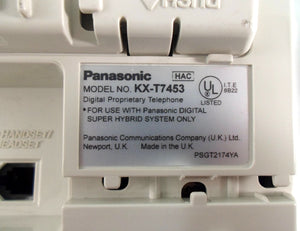 Panasonic KXT7453 KX-T7453-W 24-Button Telephone with Backlit LCD, White