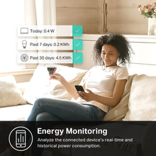 Load image into Gallery viewer, TP-Link Kasa Smart Wi-Fi Plug Slim, Energy Monitoring KP115
