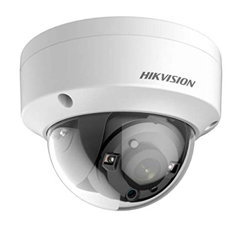 HIKVISION DS-2CE57U1T-VPITF 2.8MM TurboHD 8MP EXIR Outdoor Analog Dome Camera with 2.8 mm Fixed Lens, BNC Connection