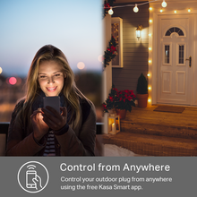 Load image into Gallery viewer, TP-Link Kasa Smart Wi-Fi Outdoor Plug EP40