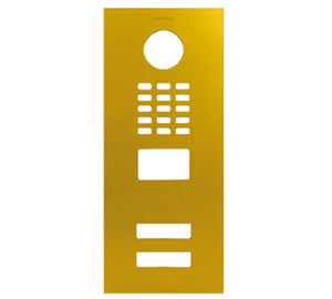 DoorBird Faceplate for D2102V IP Video Door Station Brushed Gold (V4A)