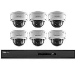 Hikvision USA I7608N2TA Hikvision Kit, 8 Ch Nvr with Poe, 2 Tb Storage, Six 2Mp Outdoor Dome W 2.8Mm Lens, H.264+