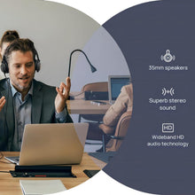 Load image into Gallery viewer, Yealink UH37 Professional USB Headset with Microphone for PC Laptop Noise Cancelling &amp; Volume Control VoIP Skype MS Teams Online Conference(Mono)(USB-A)
