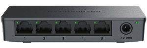 Grandstream Layer 2 Unmanaged Switch, 8 x GigE, Plastic Case GWN7701