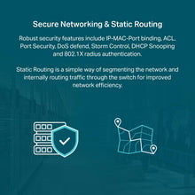 Load image into Gallery viewer, TP-Link TL-SG2008 V3 | 8 Port Gigabit Smart Managed switch | Omada SDN Integrated | IPv6 | Static Routing | L2/L3/L4 QoS, IGMP &amp; Link Aggregation | Limited Lifetime Protection | Black
