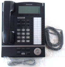 Load image into Gallery viewer, Panasonic KX-T7636-B 24-Button 6-Line Backlit LCD Display Speakerphone - Black (Refurbished)
