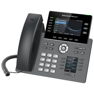 Grandstream 6 Lines, 6 SIP Accounts, 4.8 in + 2.4 in scrn, PoE GRP2616