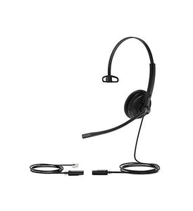 Yealink YHS34 Mono Analog Wired Headset - QD to RJ9  YHS34-MONO