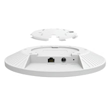 Load image into Gallery viewer, TP-Link Omada EAP673 | AX5400 𝗪𝗶-𝗙𝗶 𝟲 Wireless 𝟮.𝟱𝗚 𝗣𝗼𝗘+ Ceiling Mount Access Point | Mesh, OFDMA, Seamless Roaming, HE160 &amp; MU-MIMO | Omada SDN | Cloud Access &amp; Omada App | w/o DC Adapter
