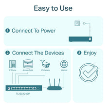 Load image into Gallery viewer, TP-Link 8 Port Gigabit PoE Switch | 8 PoE+ Ports @63W, TL-SG1210P
