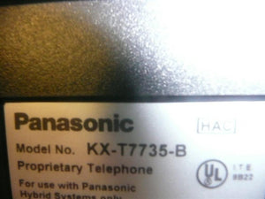 KX-T7735-B Panasonic 24 Button Speakerphone Telephone w/ 3-Line Backlit LCD & Hands-Free Answer Back