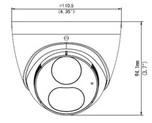 Load image into Gallery viewer, Turing Video TP-MED5M28C VibrantView 5MP Outdoor Network Turret Camera with Dual Spotlights
