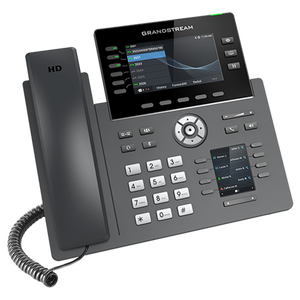 Grandstream 6 Lines, 6 SIP Accounts, 4.8 in + 2.4 in scrn, PoE GRP2616