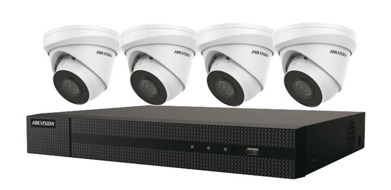 Hikvision 4MP PoE Turret Kit EKI-K41T44