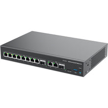 Load image into Gallery viewer, Grandstream Built-in IPPBX (10 Users, 4 Concurrent Calls) + enterprise-grade firewall + VPN Router + 2 x 2.5 Gb, 10 x GigE Network Switch GS-GCC6011
