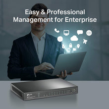 Load image into Gallery viewer, TP-Link TL-SG2210P V3, Jetstream 8 Port Gigabit Smart Managed PoE Switch, 8 PoE+ Ports @61W, 2 SFP Slots, Omada SDN Integrated, PoE Recovery, IPv6, Static Routing, Limited Lifetime Protection
