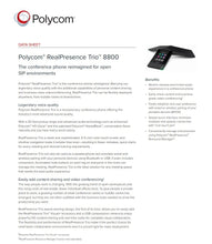 Load image into Gallery viewer, Polycom 2200-66070-001 RealPresence Trio 8800 Conference VoIP phone BT Interface
