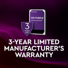 Load image into Gallery viewer, WD Purple 2TB Surveillance Hard Drive WD20PURZ - 5400 RPM Class, SATA 6 Gb/s, 64 MB Cache, 3.5" - WD20PURZ
