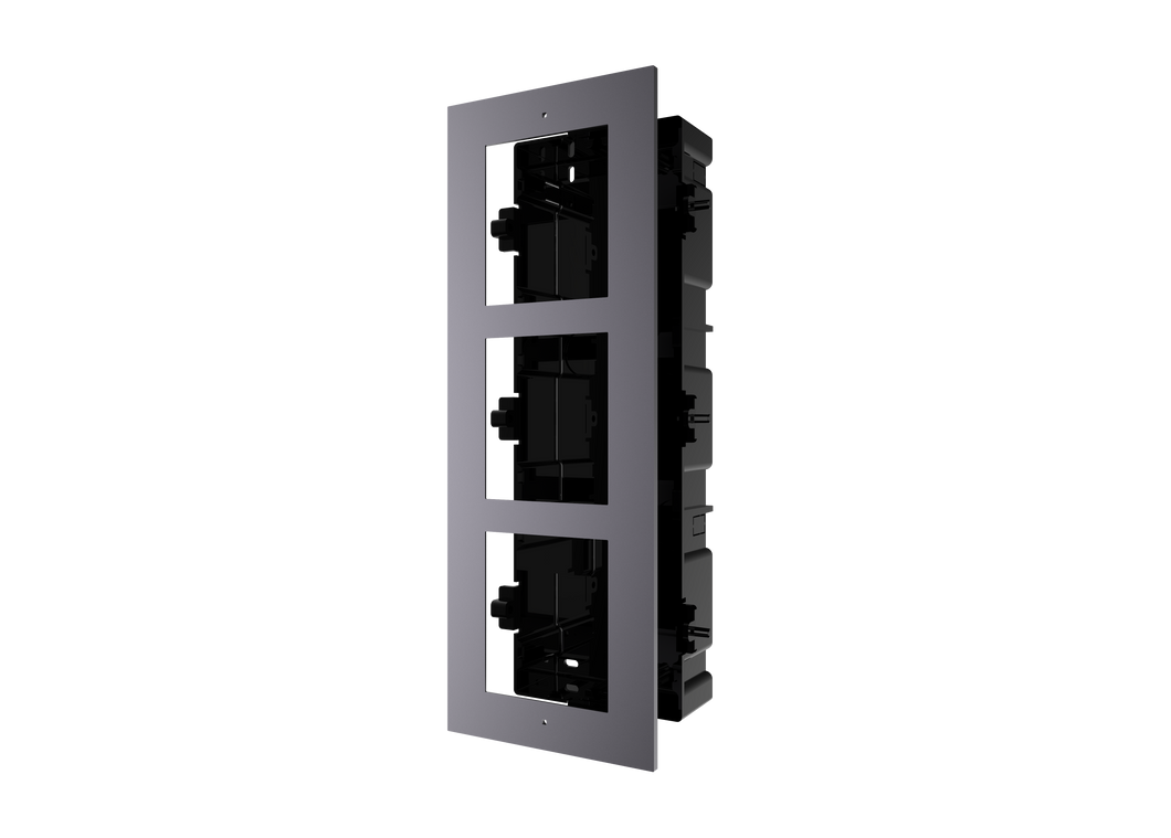 Hikvision 3 Module Flush Plastic Mount DS-KD-ACF3/Plastic