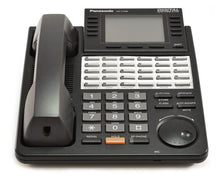 Load image into Gallery viewer, Panasonic KX T7436B - Corded phone - 24-line operation - black (Refurbished)
