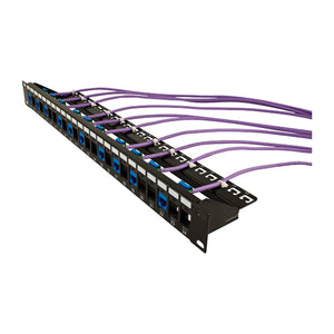 Vertical Cable 24 Port Blank Patch Panel - 1U 043-382/24/1U