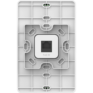 Grandstream Hybrid 802.11ac Wave-2 In-Wall WiFi AP (2x2 2.4 GHz, 4x4 5.0 GHz) GWN7624