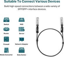 Load image into Gallery viewer, TP-Link TL-SM5220-1M | 1 Meter/ 3.3 Feet 10G SFP+ Direct Attach Cable (DAC) | Passive Twinax Cable | 10GBASE-CU SFP+ to SFP+ Connector | Plug and Play | LC Duplex Interface
