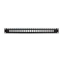 Load image into Gallery viewer, Vertical Cable 24 Port Blank Patch Panel - 1U 043-382/24/1U
