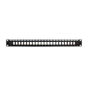 Vertical Cable 24 Port Blank Patch Panel - 1U 043-382/24/1U