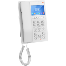 Load image into Gallery viewer, Grandstream Desktop Hotel Phone, 3.5&quot; Color LCD, PoE, White GHP630
