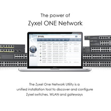 Load image into Gallery viewer, Zyxel 24-Port Gigabit PoE Switch | Smart Managed | Rackmount | 24 PoE+ Ports with 170 Watt Budget and 2 SFP Port | VLAN, IGMP, QoS [GS1900-24HPv2]
