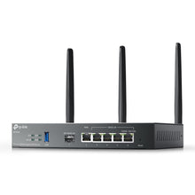 Load image into Gallery viewer, TP-Link ER706W | Omada 6 Port Wireless VPN Router | AX3000 Dual Band Wi-Fi 6 | Up to 5 Gigabit WAN Ports | Support Mobile Broadband | Detachable Antenna | Omada SDN Integrated | Lightning Protection
